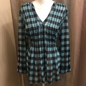 Beautiful American Rag Sheer Blouse